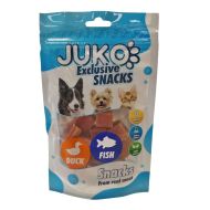 JUKO Snacks Savory codfish filled duck Bite 70 g