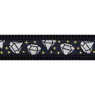 Postroj RD 25 mm x 56-80 cm - Diamond Black