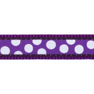 Ob. pol.RD 20 mm x 33-50 cm- White Spots on Purple