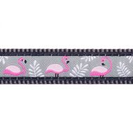 Obojek RD 12 mm x 20-32 cm - Flamingo Cool Grey