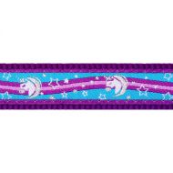 Obojek RD 25 mm x 41-63 cm - Unicorn Purple