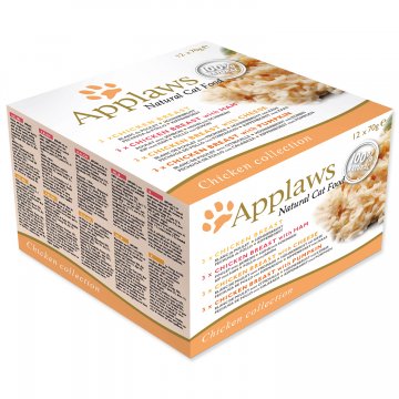 Konzervy APPLAWS Cat Chicken Selection multipack 840g