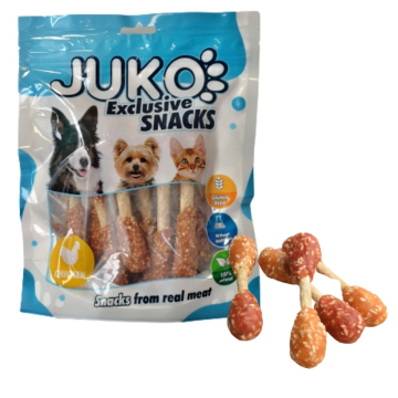 JUKO Snacks Chicken & Duck with Rice dumbbell 250 g