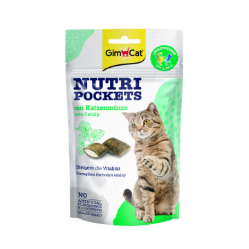 GIMCAT Nutri Pockets s catnipem 60 g