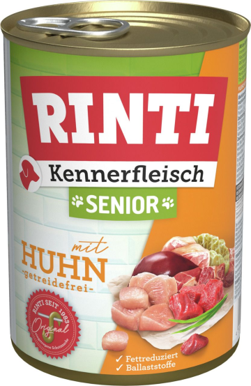 Rinti Dog Kennerfleisch konzerva Senior kuře 400g