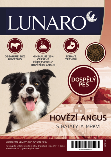 Lunaro Ebon Grace Adult 2kg - hovězí Angus s batáty