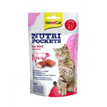 GIMCAT Nutri Pockets s hovezim 60 g