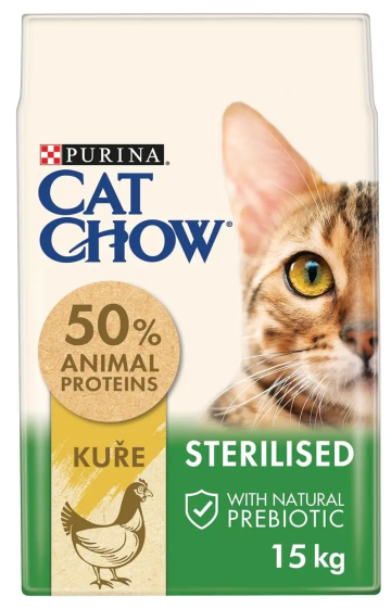 Cat Chow Special Care Sterilized krůtí 15 kg