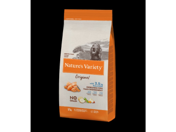 Nature´s variety orig. NG med. ad. dog s lososem 12kg