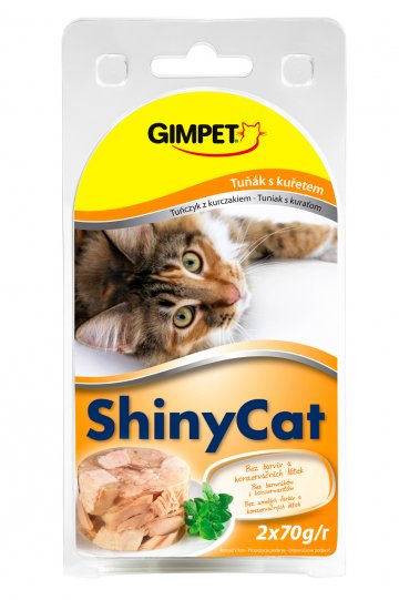 ShinyCat tuňák kuřecí 2x70g