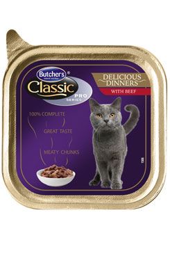 Butcher's Cat Pro Series Del.Dinner hovězí vanička100g