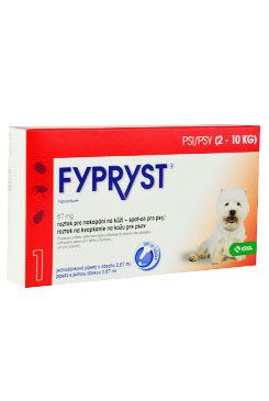 Fypryst Spot-on Dog S sol 1x0,67ml (2-10kg)