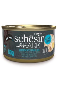 Schesir Cat konz. After Dark Paté kuře/vejce 80g