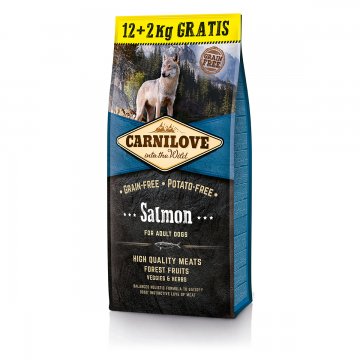 Carnilove Salmon for adult 12 + 2kg ZDARMA