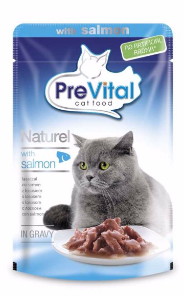 PreVital Naturel losos, kapsa 85 g