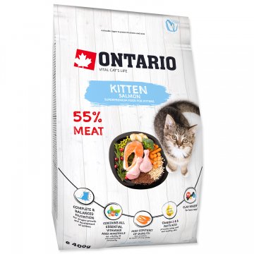 ONTARIO Kitten Salmon 0,4kg