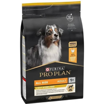 Purina Pro Plan All Sizes Adult Light Sterilised kuře 16,5 kg