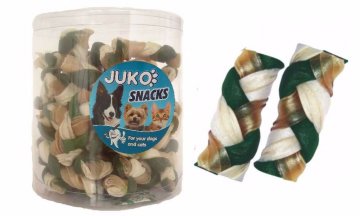 Splétaný copánek mint JUKO Snacks (40 ks)