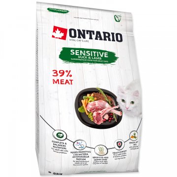 ONTARIO Cat Sensitive / Derma 2kg