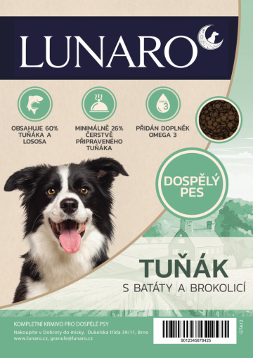 Lunaro Ocean Fish Adult 2kg - Tuňák s batáty