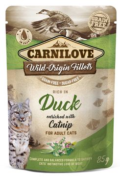 Carnilove Cat Pouch Duck Enriched & Catnip 85g