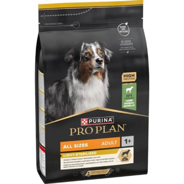 Purina Pro Plan All Sizes Adult Light/Sterilised Lamb 3 kg