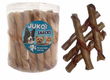 Trubička natural kuřecí JUKO Snacks 35 ks