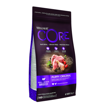 Wellness Core Dog SB/SM Puppy krůta a kuře 1,5kg