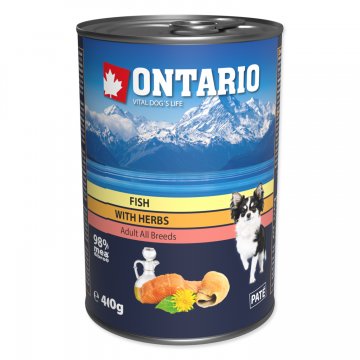 Konzerva ONTARIO Dog Mini Multi Fish and Salmon Oil 400g