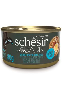 Schesir Cat konz. After Dark Wholefood kuře/vejce 80g