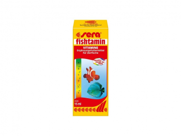 Sera multivitamínový preparát pro akvarijní ryby Fishtamin 15ml