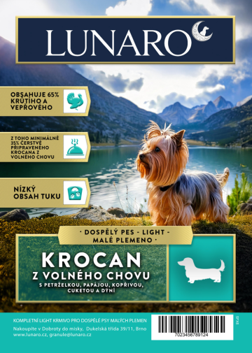 Lunaro Golden Gobbler Light small breed 2kg - Krocan s batáty