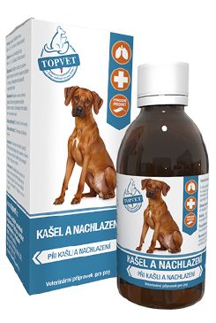 Kašel a nachlazení sirup pro psy TOPVET 200ml