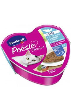 Vitakraft Cat Poésie konz. želé losos a špenát 85g