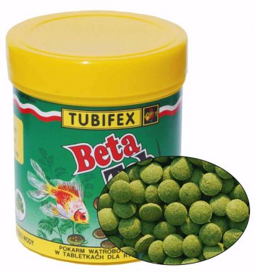 Tubifex Beta Tab (býložravé ryby na dně) 125 ml