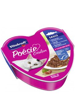 Vitakraft Cat Poésie konz. šťáva treska,těst,rajče 85g