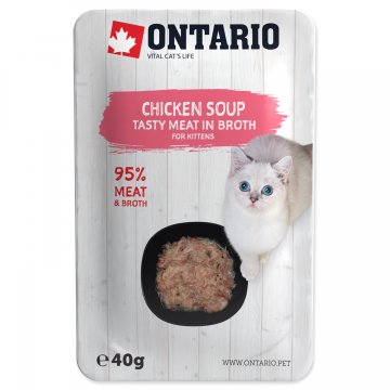 ONTARIO Kitten Soup Chicken, Carrot & Rice 40g