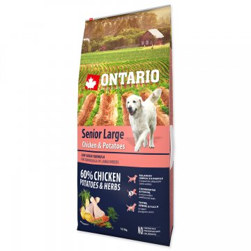 ONTARIO Senior Large Chicken & Potatoes & Herbs 12kg