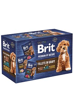 Brit Premium Dog Fillets Gravy Multipack 1020g