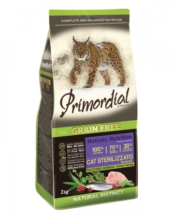 Primordial Cat Sterilizzato Turkey & Herring 2 kg