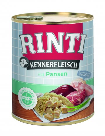 Rinti Dog Kennerfleisch konzerva žaludky 800g