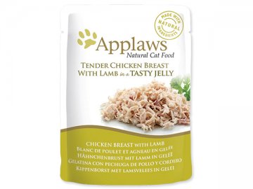 Kapsička APPLAWS Cat Pouch Chicken with Lamb in Jelly 70g