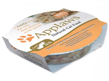 Kalíšek APPLAWS Cat Juicy Chicken Breast with Duck 60g